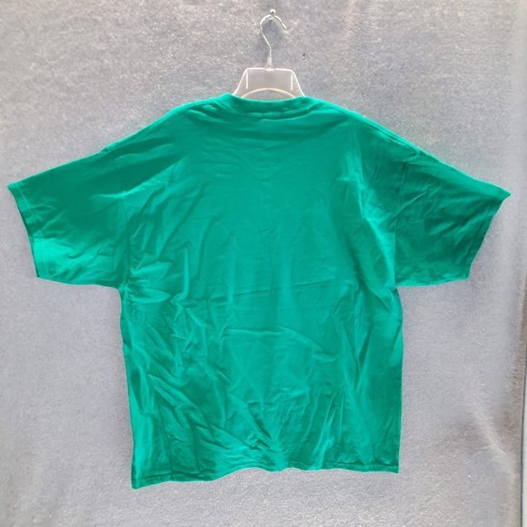 Marvel x Hanes Men T-Shirt 2XL Green Graphic Hulk Abs Muscles Short Sleeve‎ Tee - Picture 4 of 7